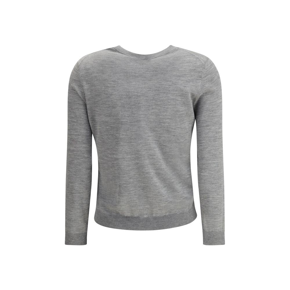 Gray Cashmere Cardigan