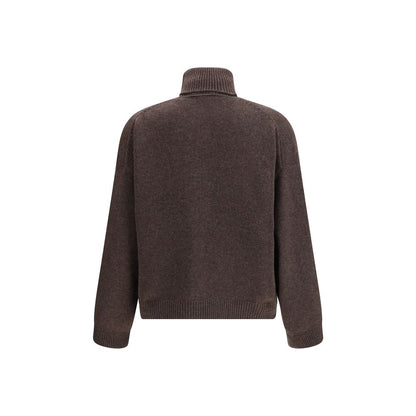 Brown Cashmere Turtleneck