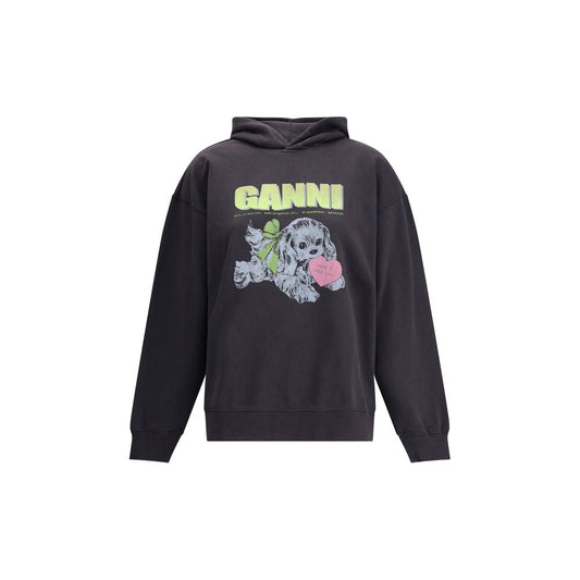 Black Cotton Sweatshirt