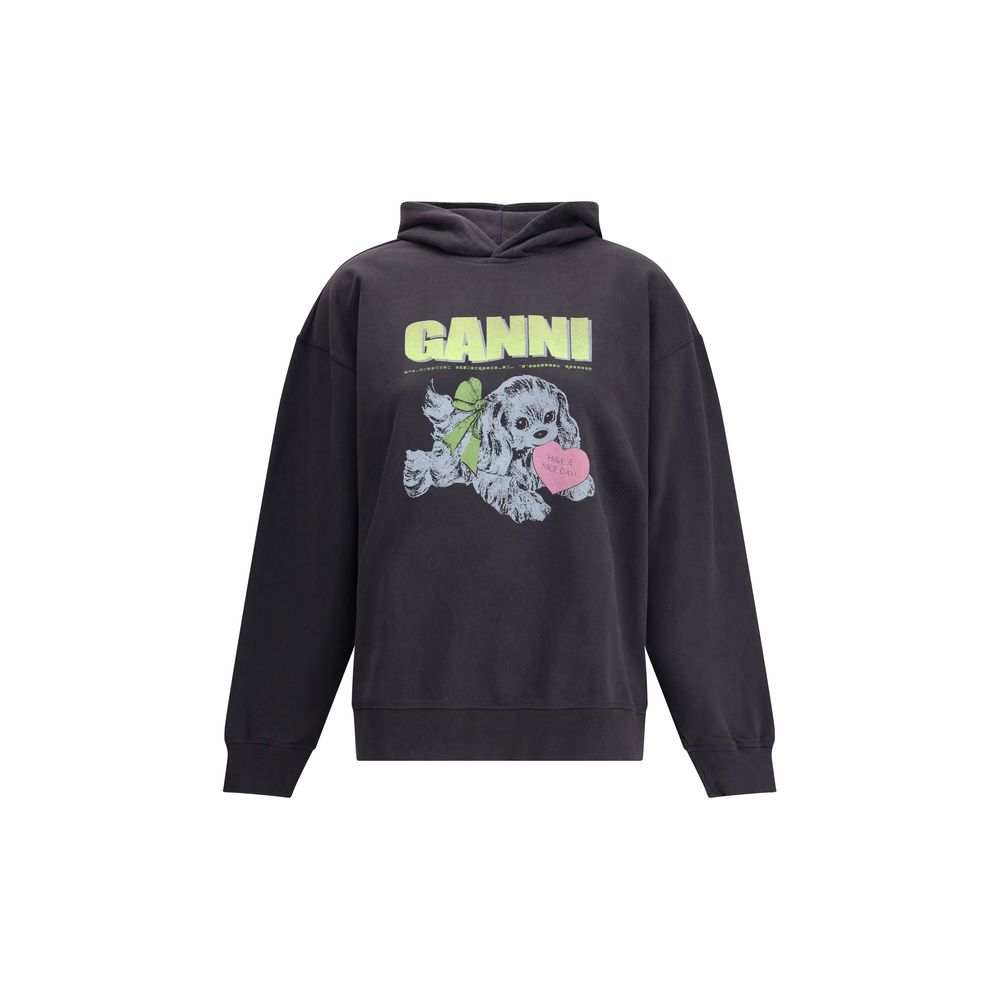 Black Cotton Sweatshirt