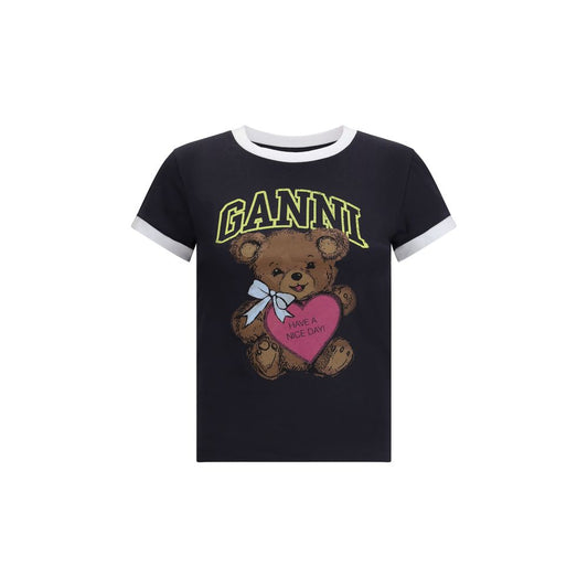 Black Cotton T-Shirt