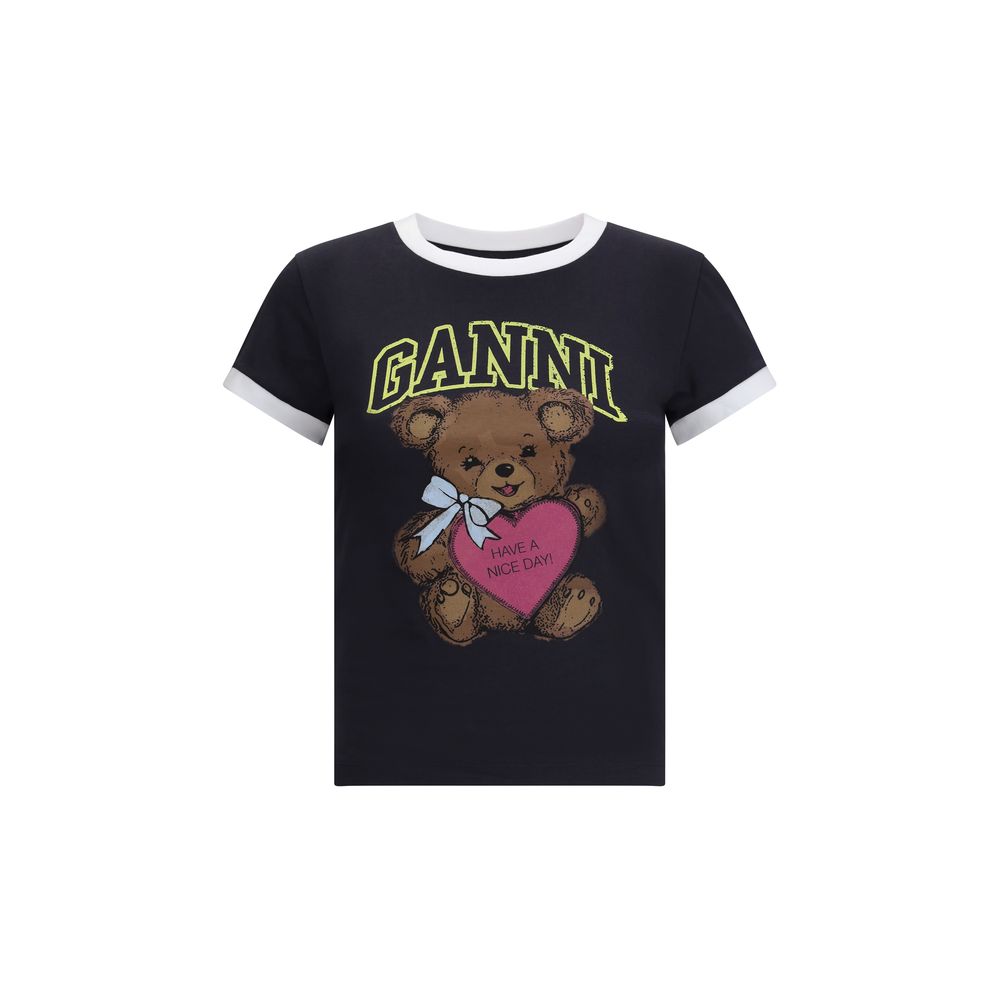 Black Cotton T-Shirt