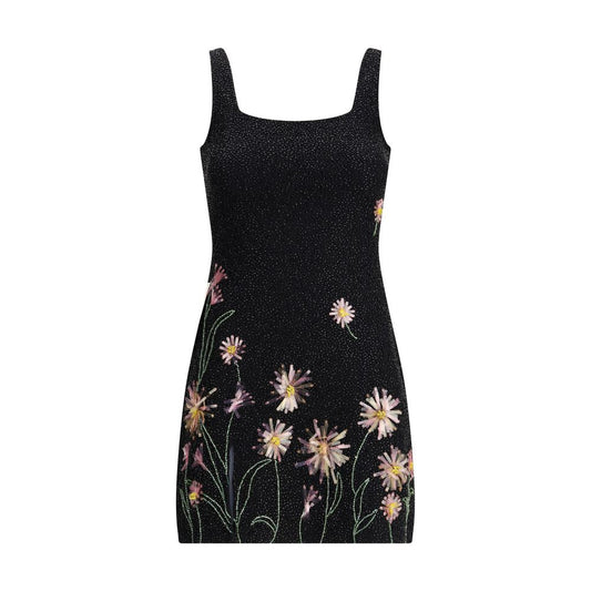 Black Nylon Cocktail Dress