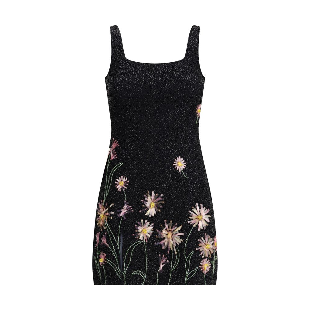 Black Nylon Cocktail Dress