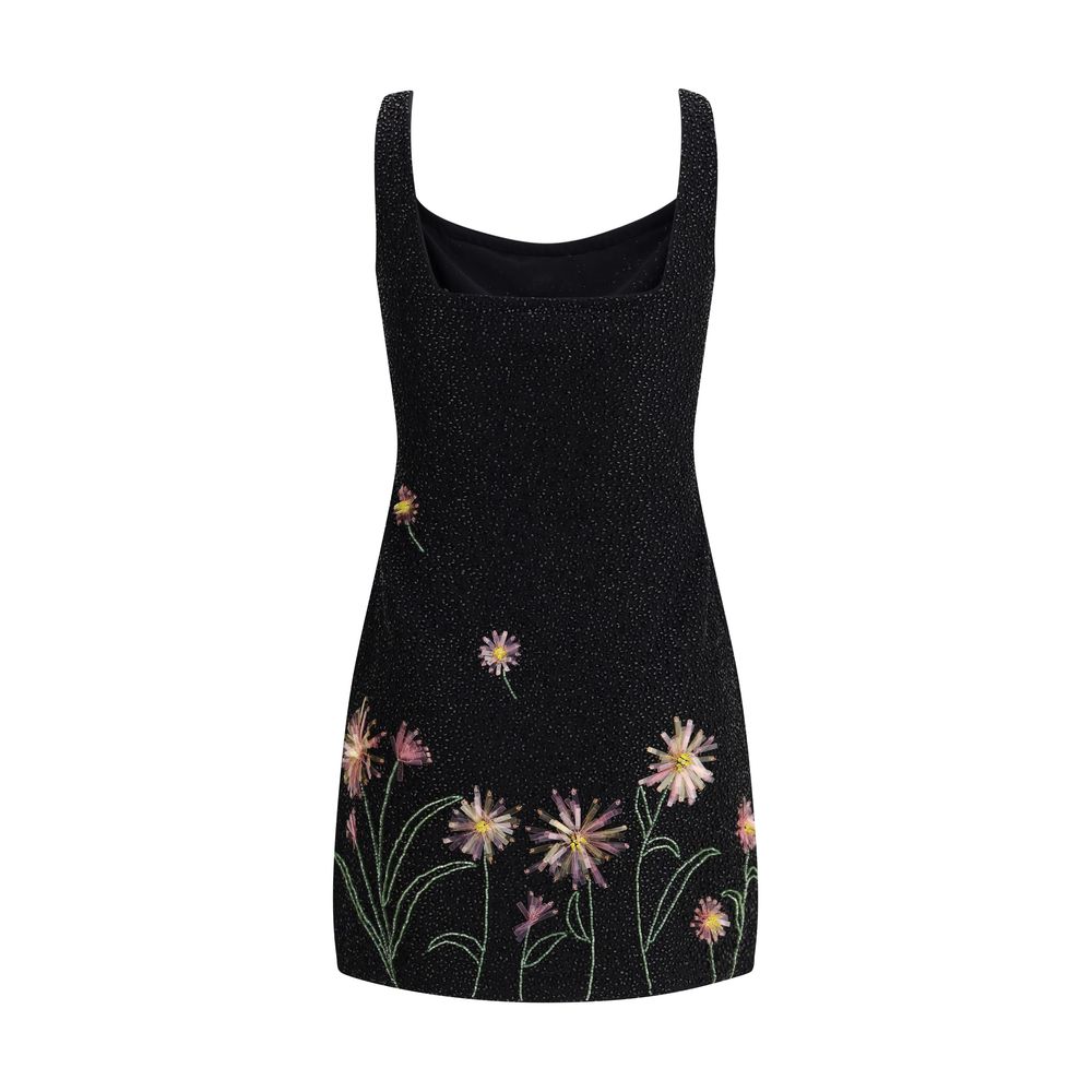Black Nylon Cocktail Dress
