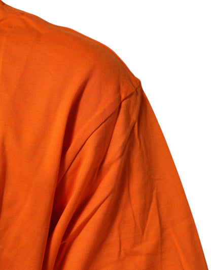 Orange DGVIB3 Crew Neck Short Sleeves T-shirt