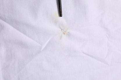 White Goodluck 2021 Cotton Crew Neck  T-shirt
