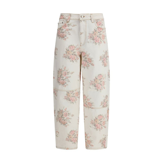 Multicolor Cotton Jeans Denim