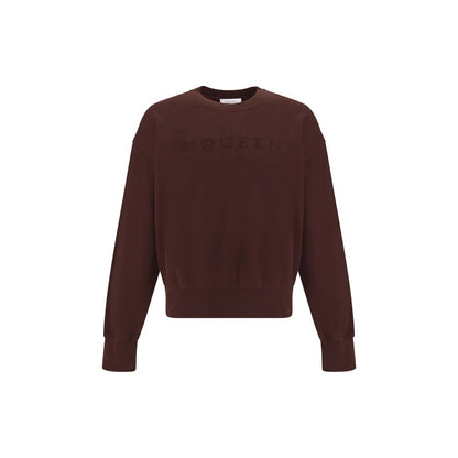 Brown Cotton Sweatshirt