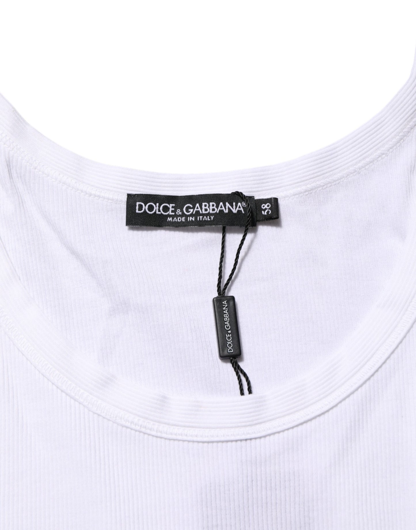 White Sleeveless Round Neck Tank T-shirt
