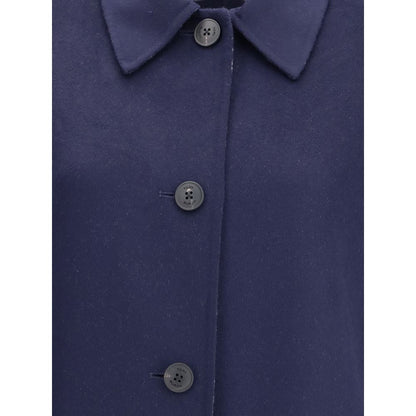 Blue Wool Coat