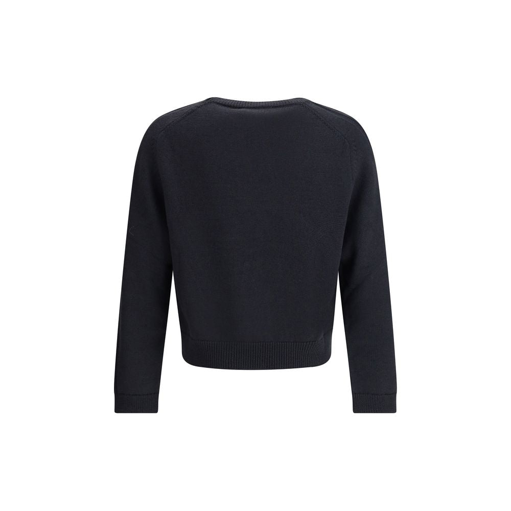 Blue Merino Wool Sweatshirt