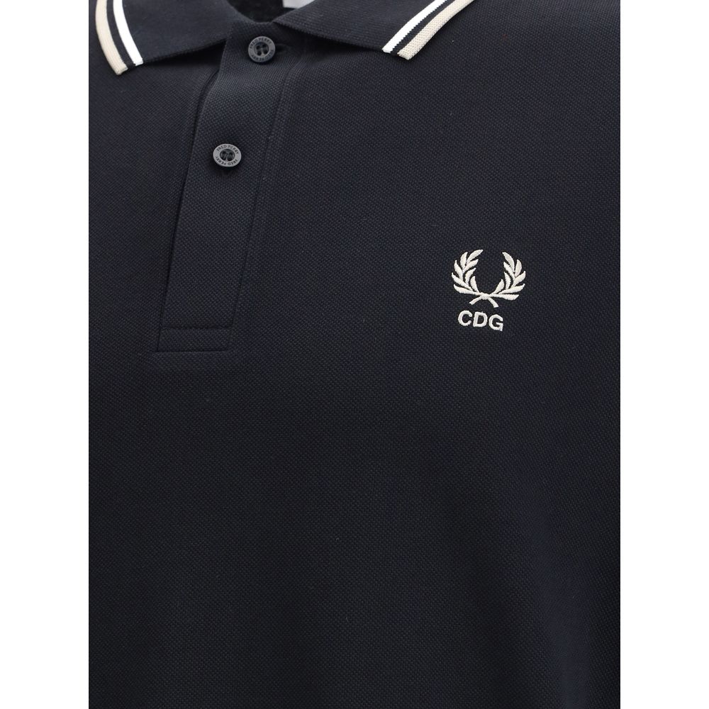 Black Cotton Polo Shirt