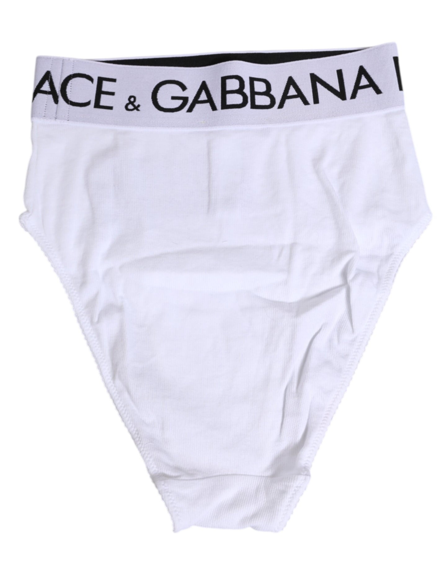 White Cotton Stretch High Waist Panty Underwear