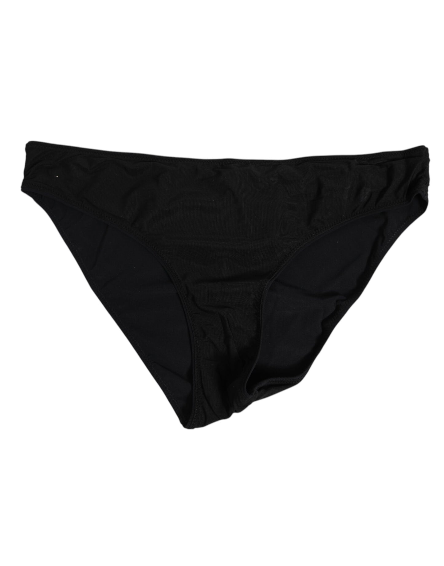 Black Nylon Stretch Slip Brief Women Underwear