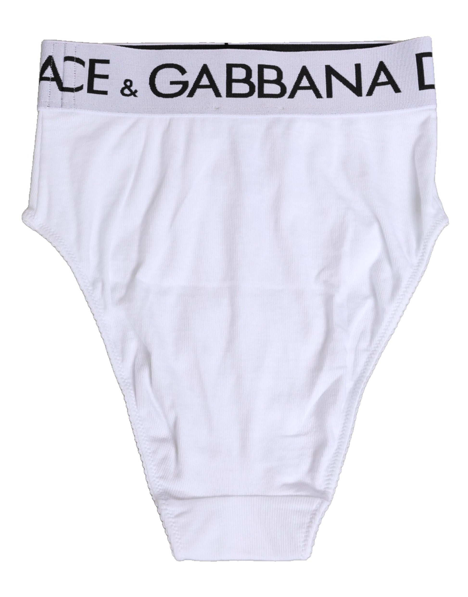 White Cotton Stretch High Waist Panty Underwear
