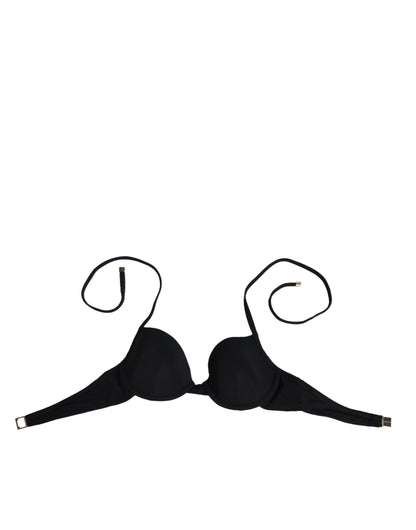 Black Underwire Push Up Balconette Bra Underwear
