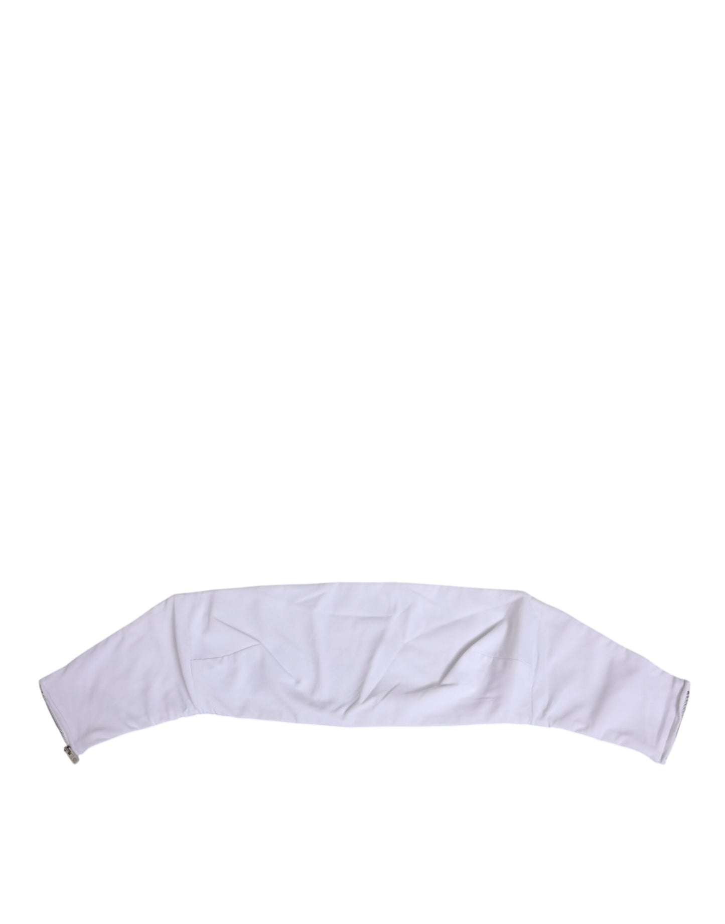 White Nylon Strapless Corset Top Underwear