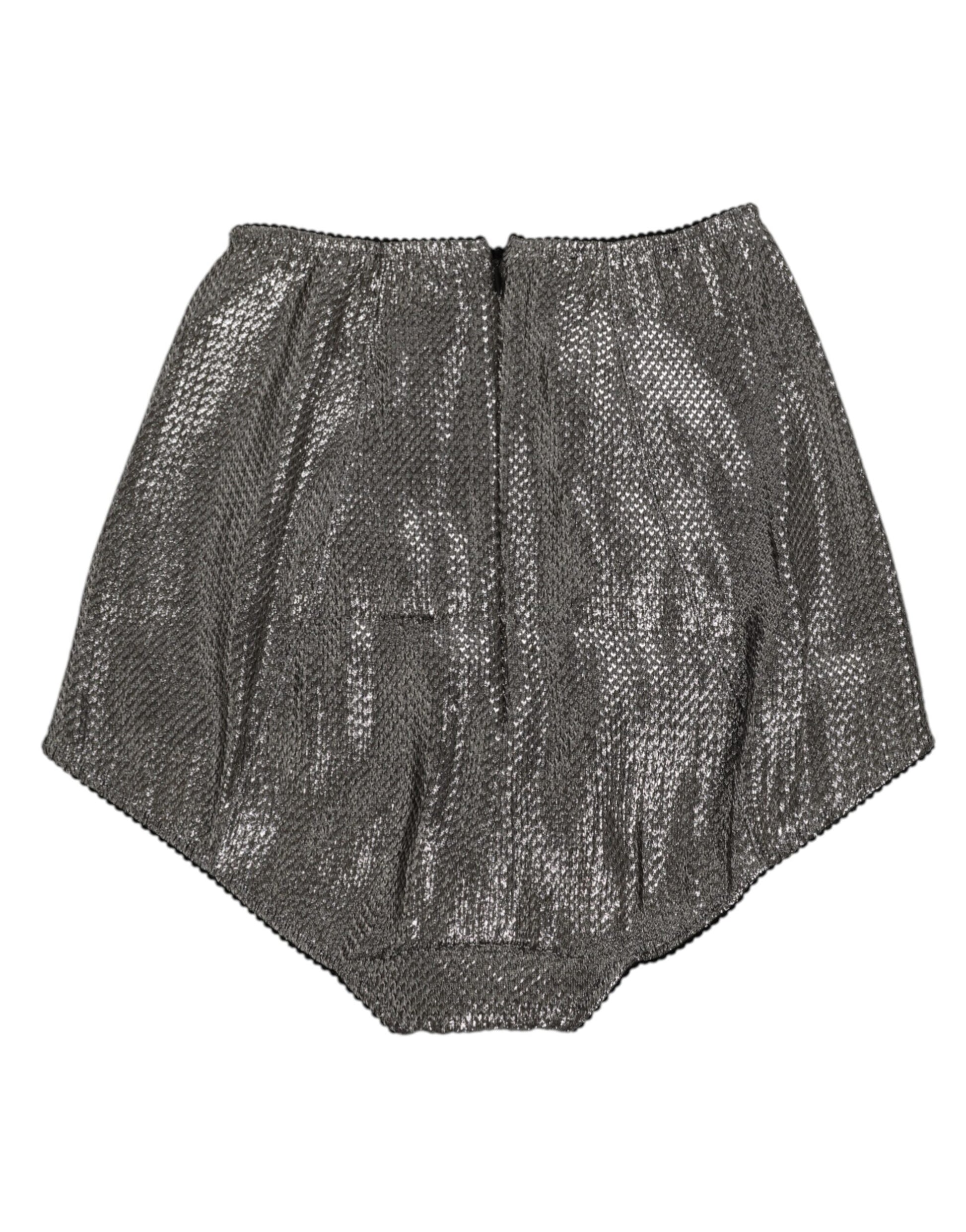 Gray Silk Stretch Slip Girdle Panty Underwear