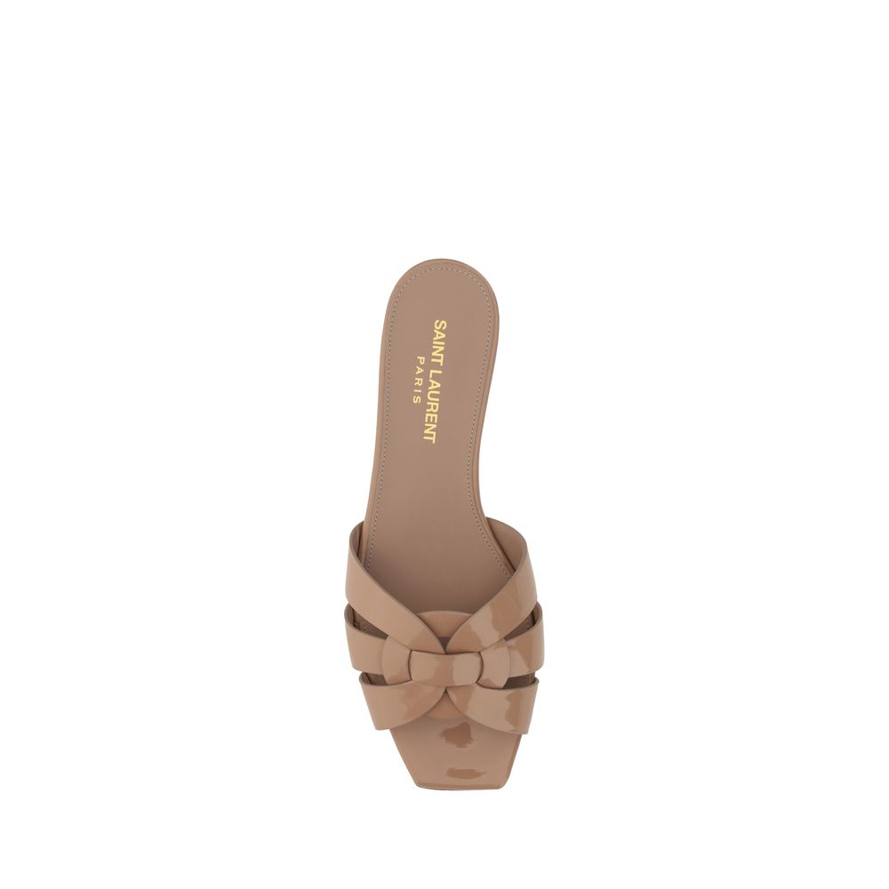 Multicolor Calf Leather Bos Taurus Flat Sandals