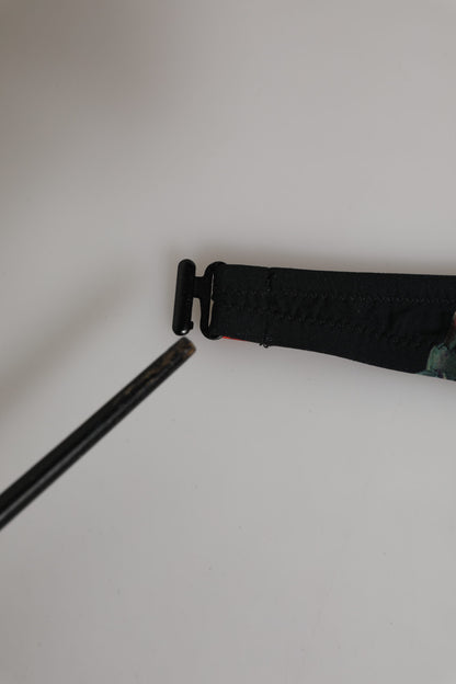 Black Floral Nylon Padded Balconnet Bra Underwear