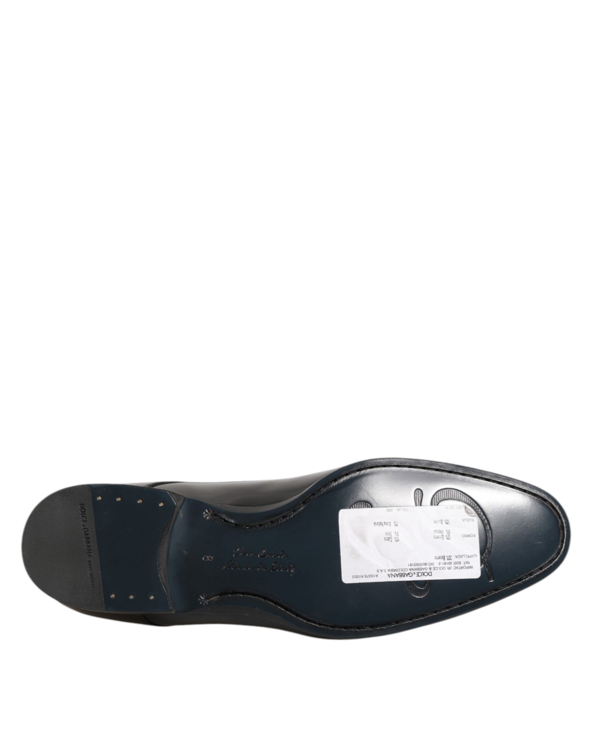 Black Calfskin Leather Derby Men Dress Shoes