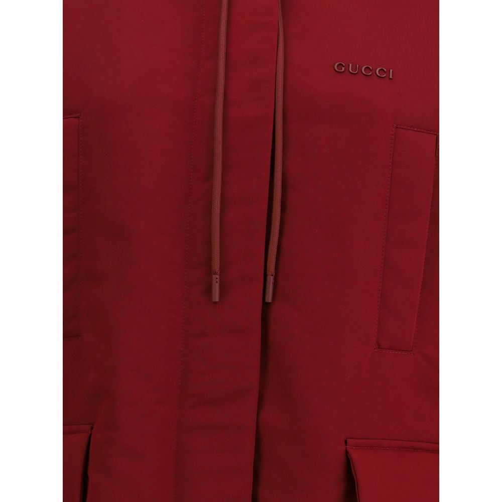 Bordeaux Polyester Shell Jacket