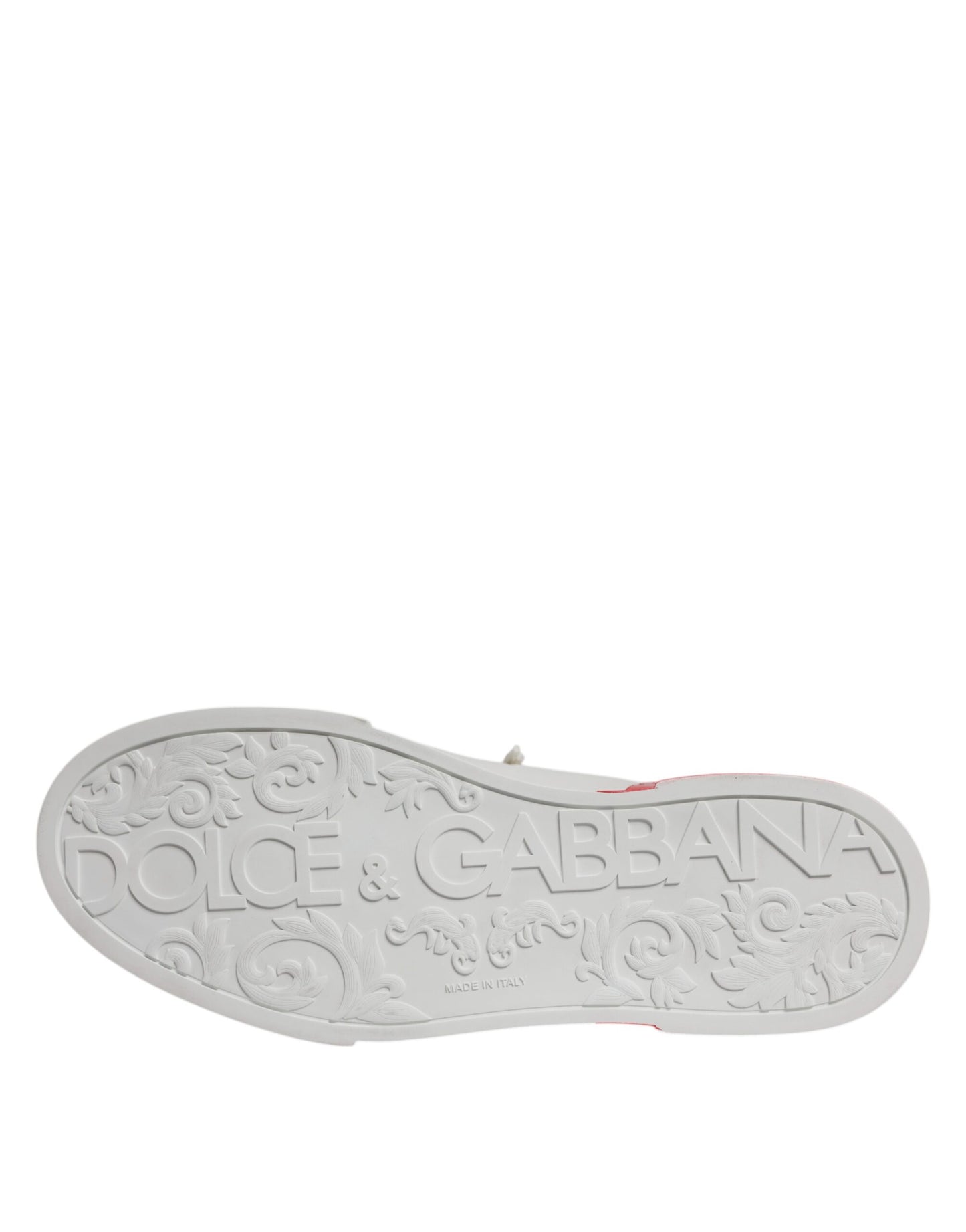 White Red Portofino Low Top Men Sneakers Shoes