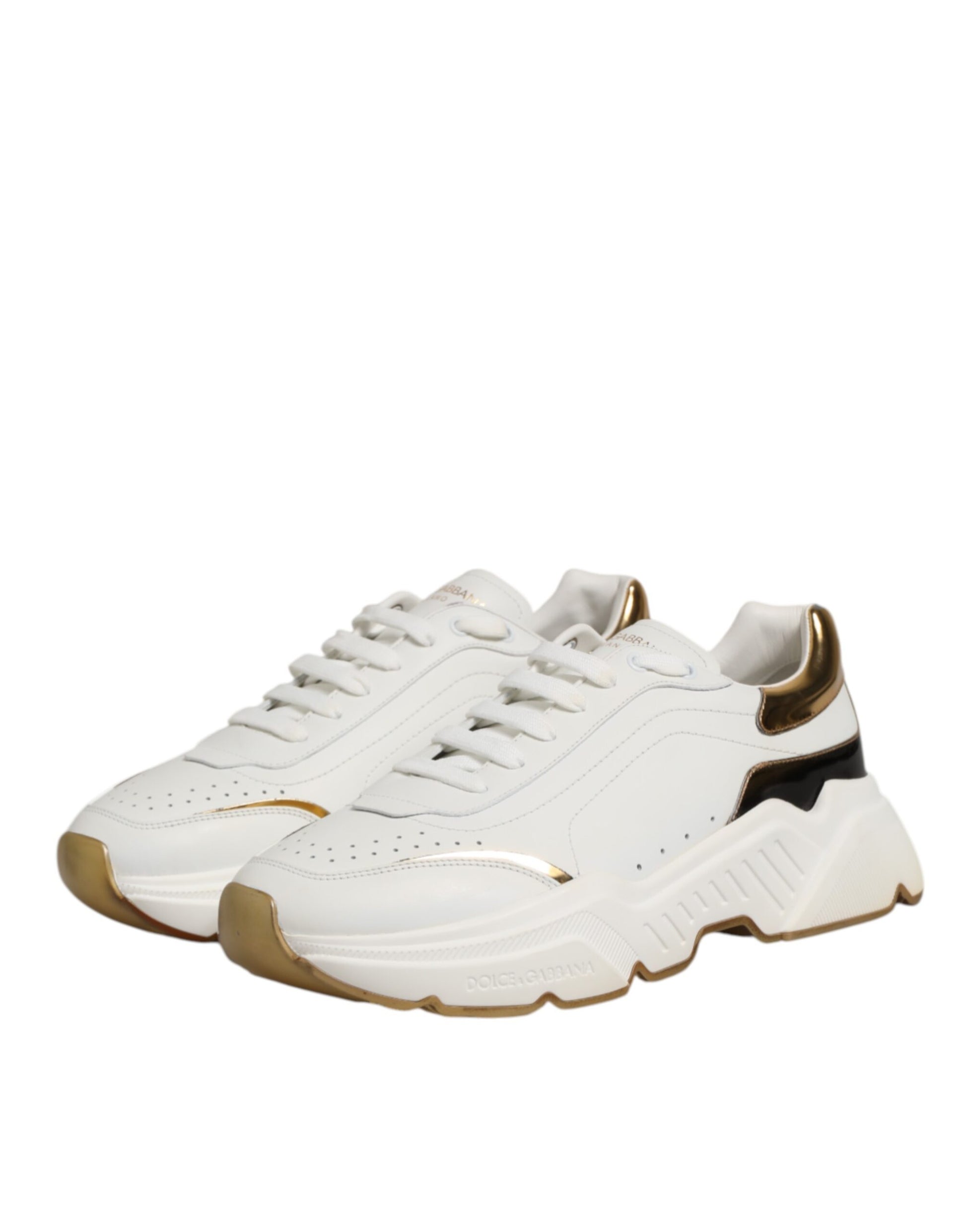 White Gold Daymaster Low Top Sneakers Shoes