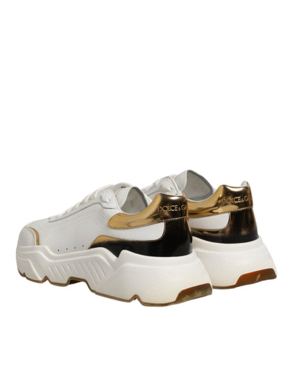 White Gold Daymaster Low Top Sneakers Shoes