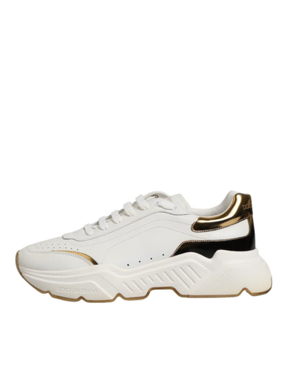 White Gold Daymaster Low Top Sneakers Shoes
