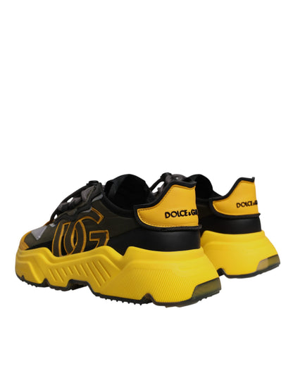 Black Yellow Daymaster Low Top Sneakers  Shoes