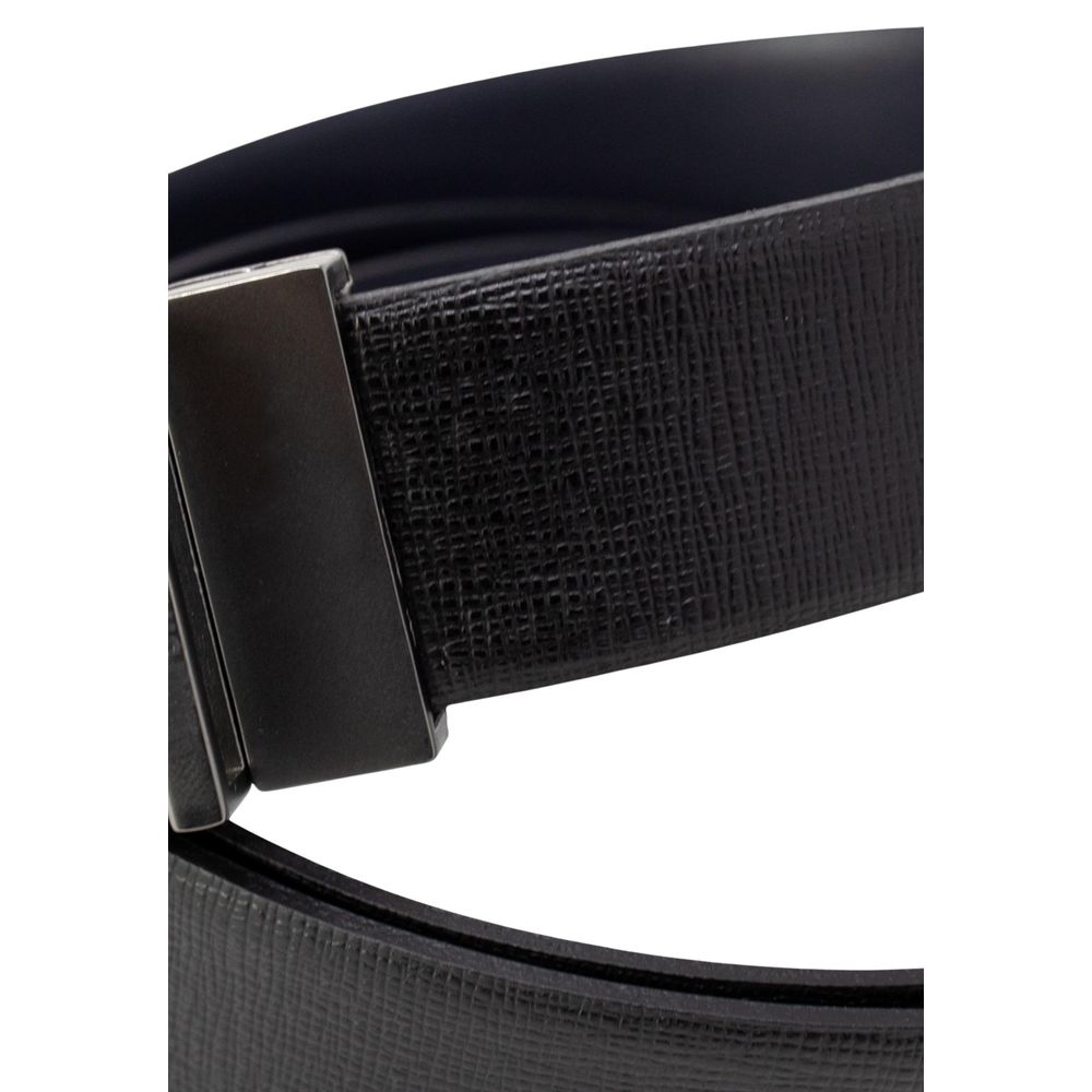 Black Leather Regular Belt