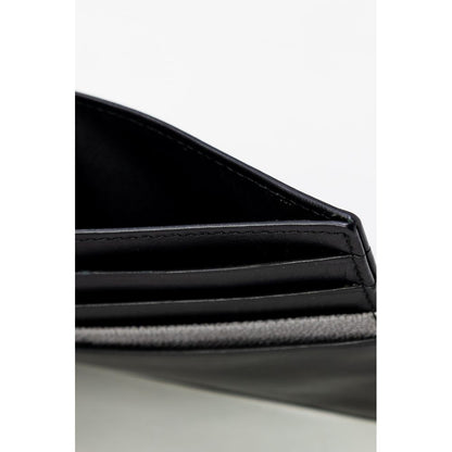 Gray Leather Cardholder