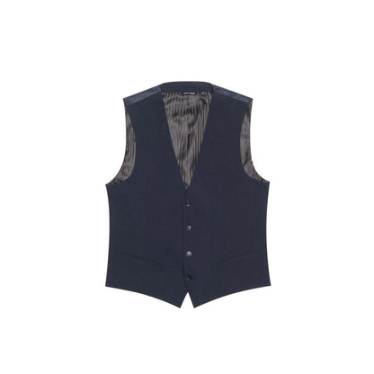 Blue Polyester Waistcoat