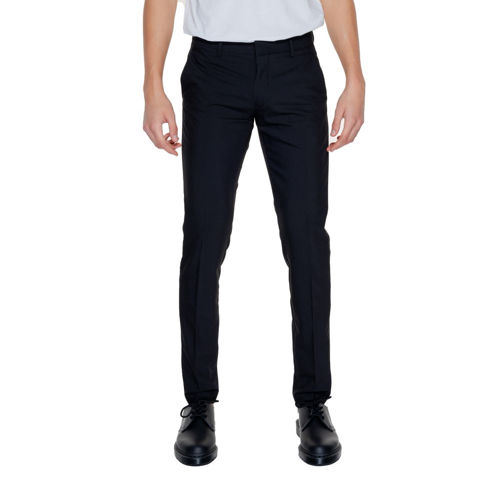 Black Polyester Pant