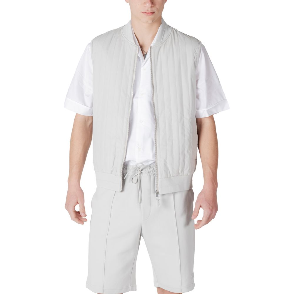 Gray Cotton Jackets & Coat