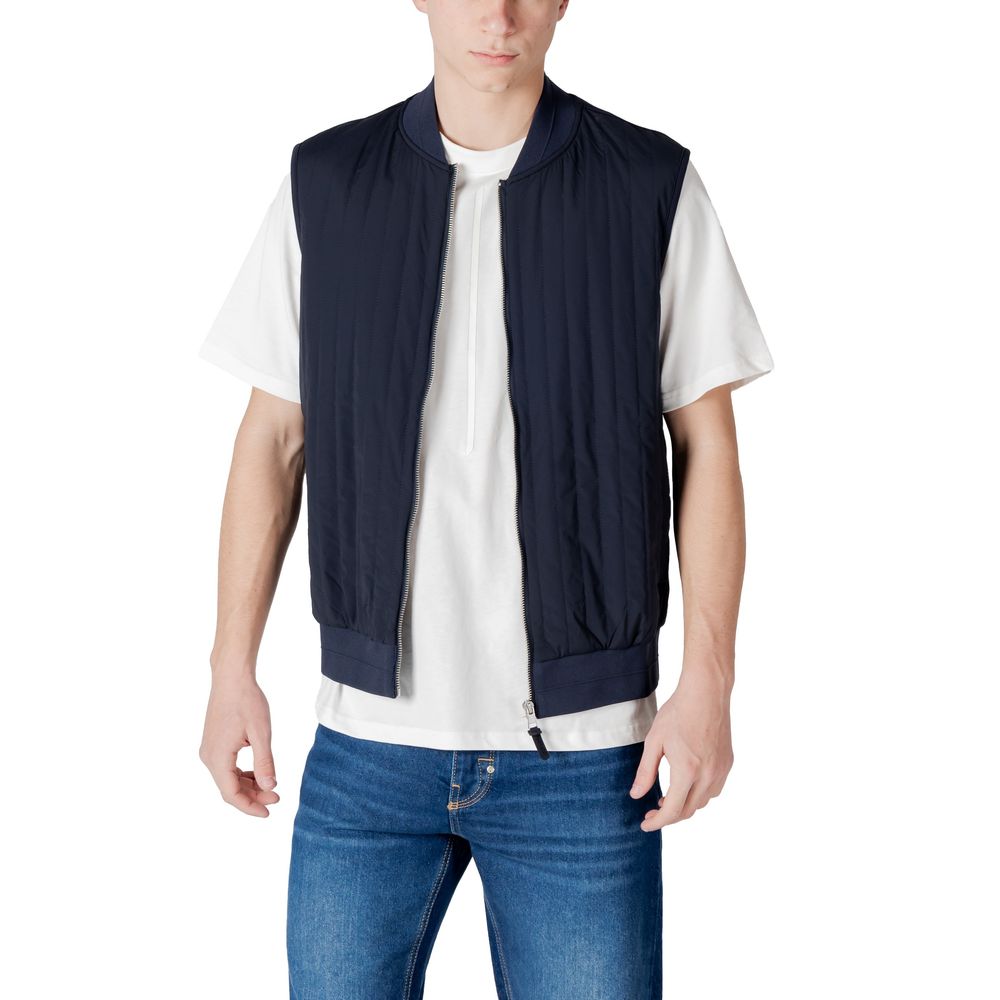 Blue Cotton Jackets & Coat