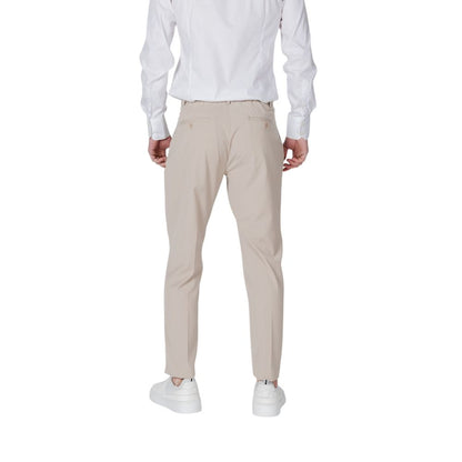 Beige Polyester Pant