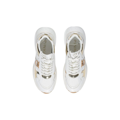 White Leather Chunky Sneakers