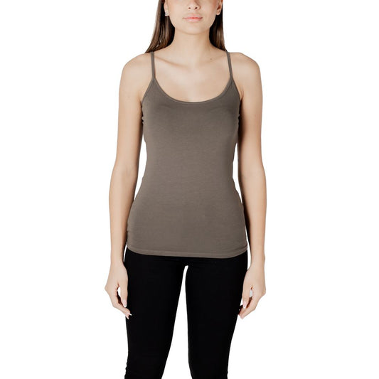 Green Cotton Tank Tops