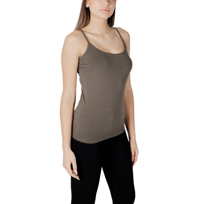 Green Cotton Tank Tops