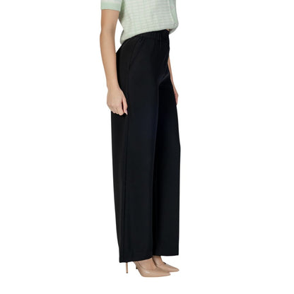 Black Polyester Pant