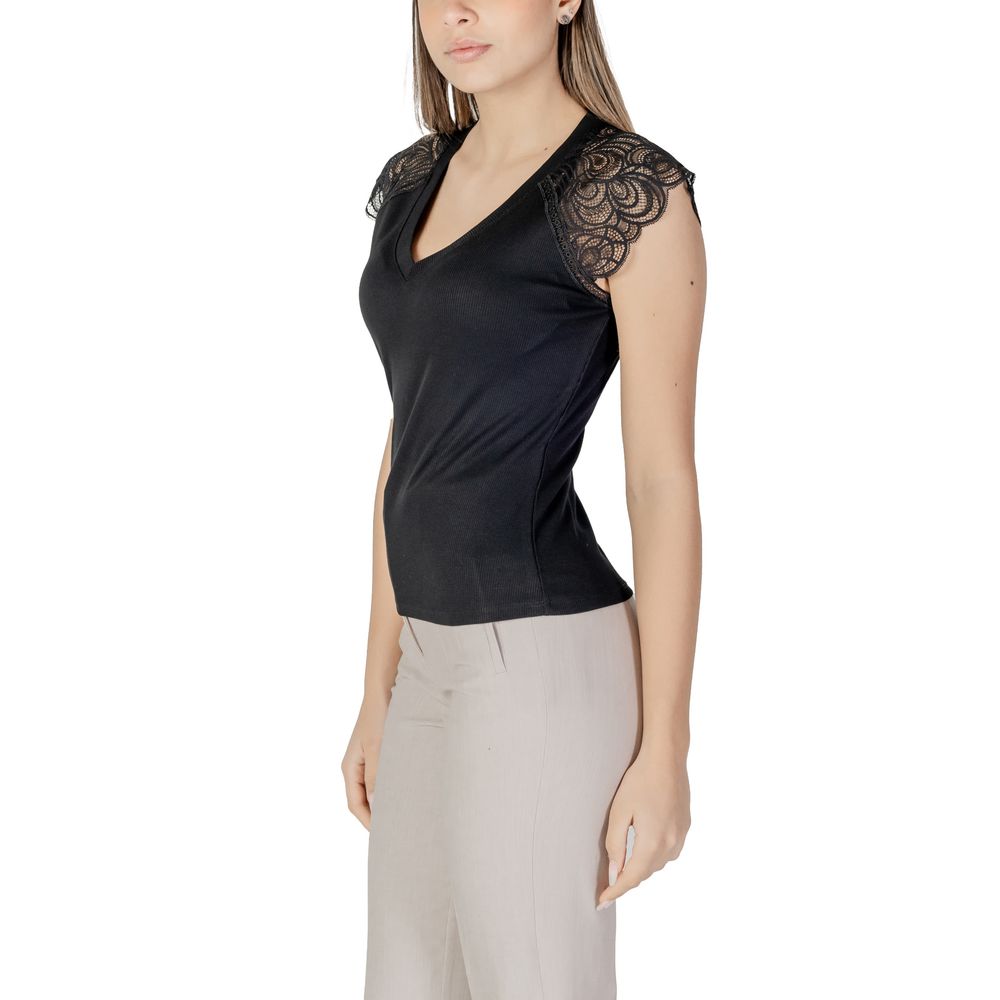 Black Recycled Polyester Tank Top