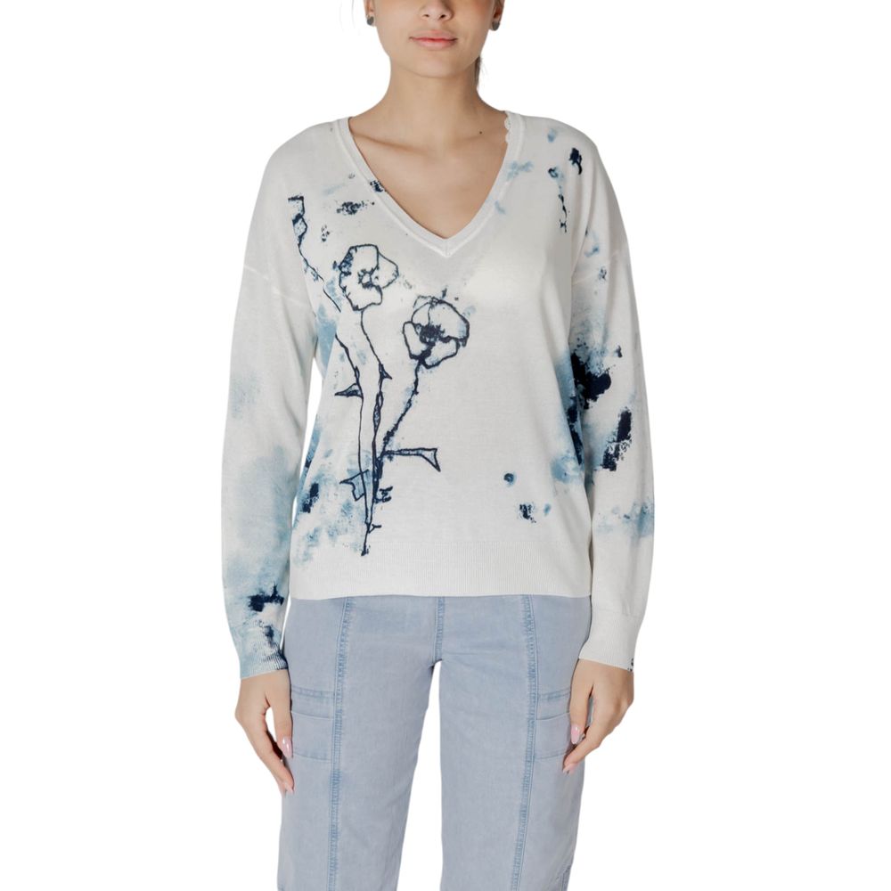 White Viscose Sweatshirt