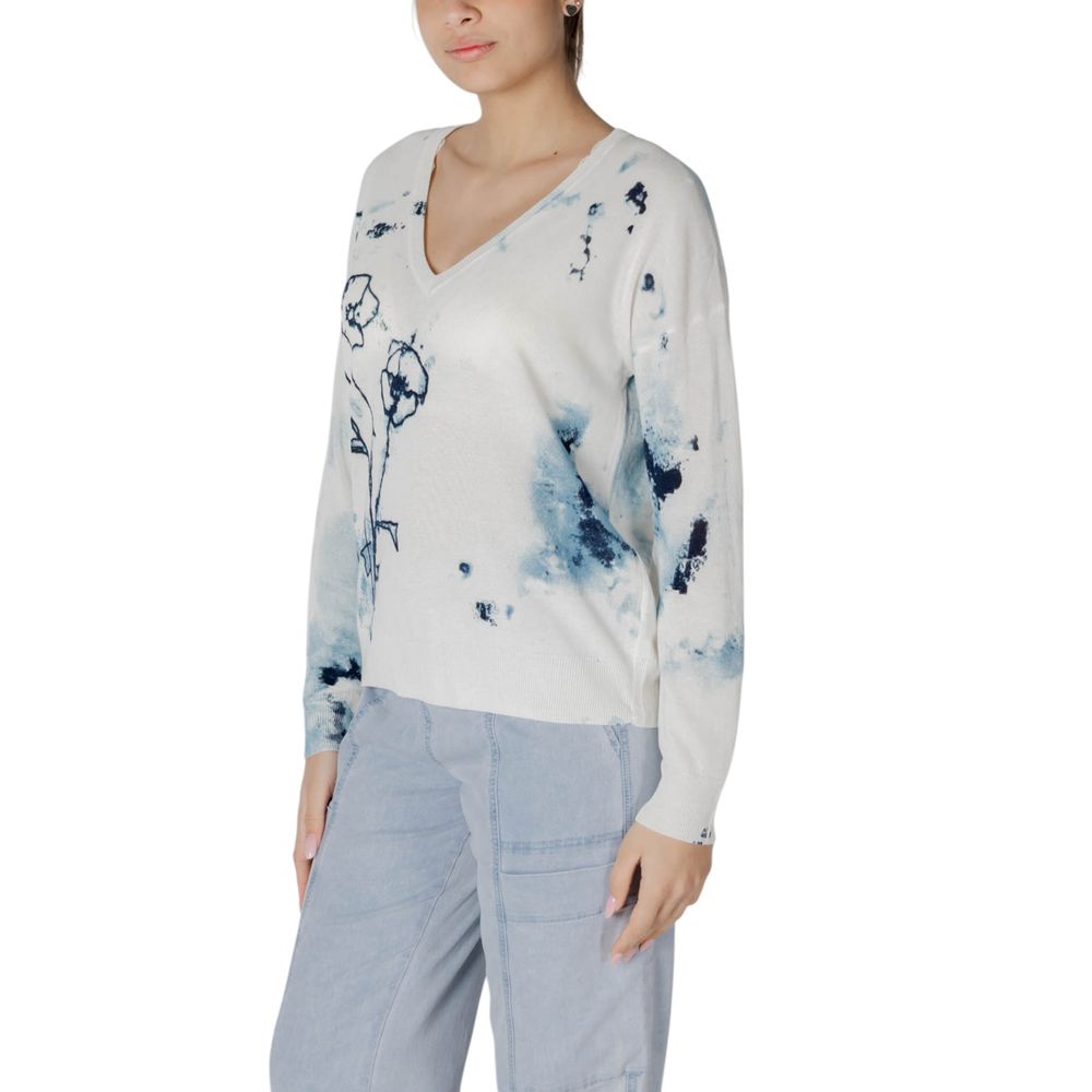 White Viscose Sweatshirt