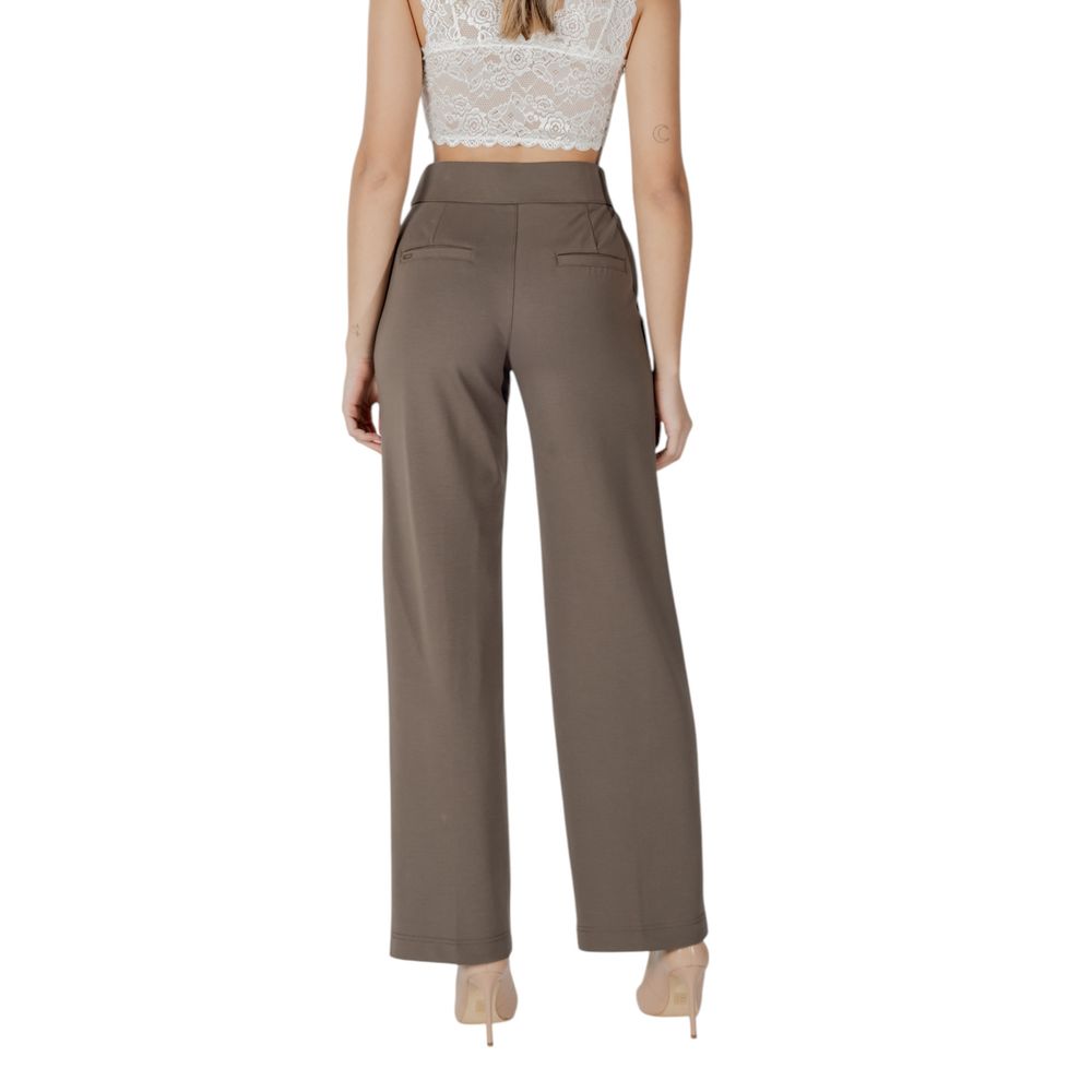 Brown Viscose Pant