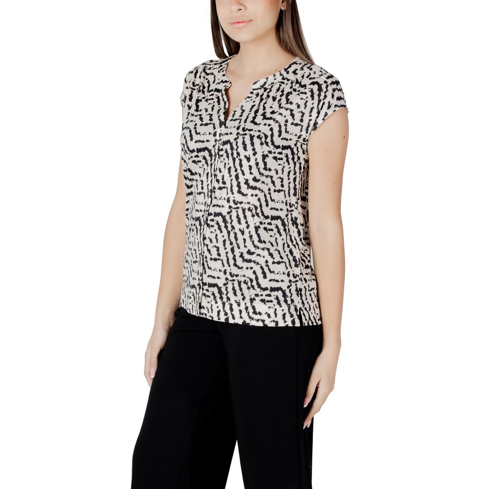 Cream Cotton T-Shirt