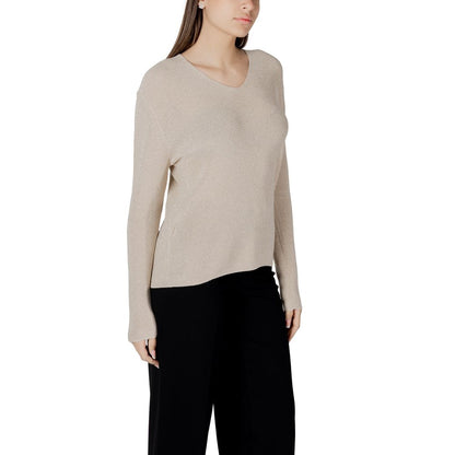 Gold Cotton Sweatshirt