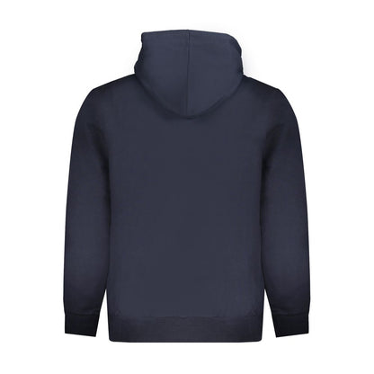 Blue Cotton Men Sweater